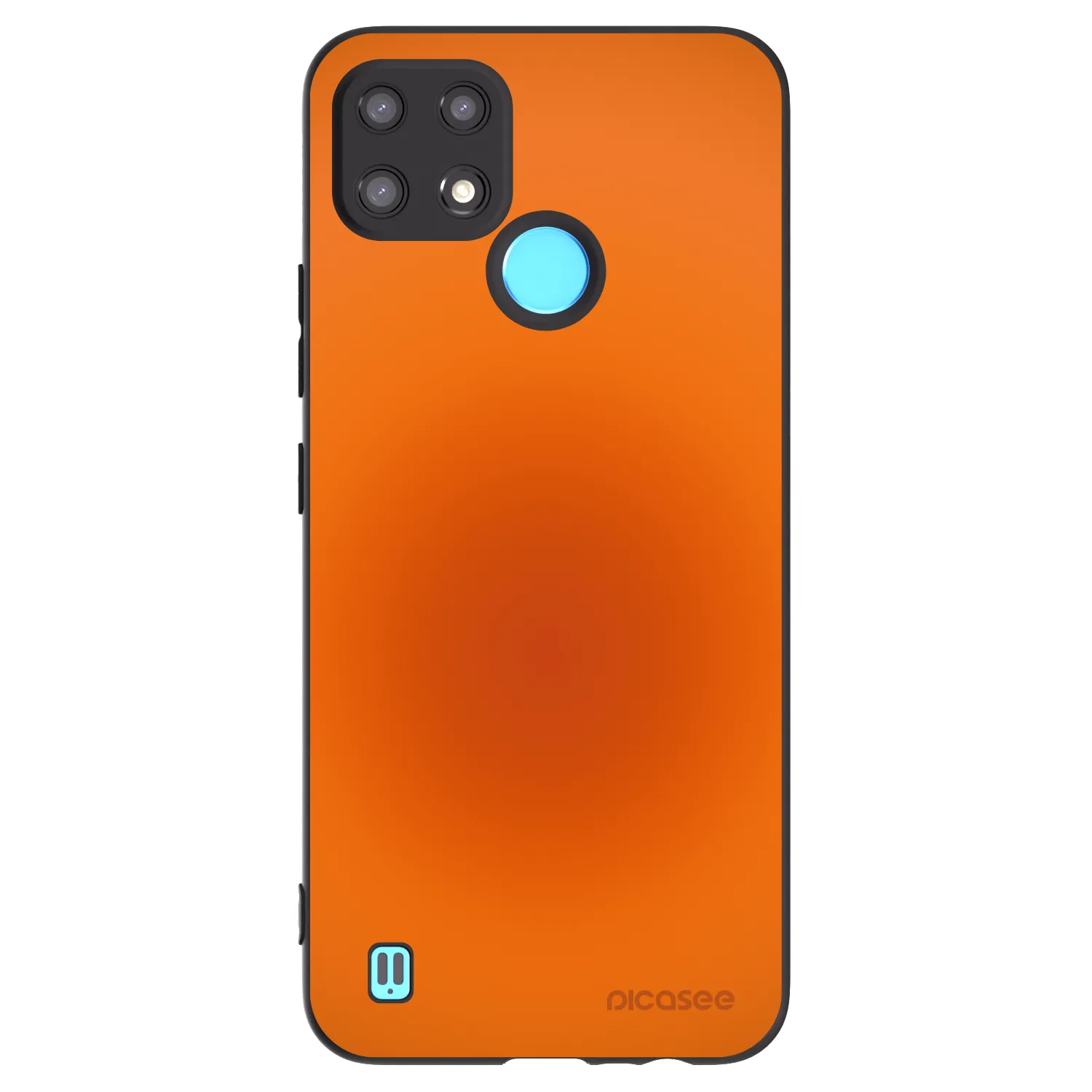 Picasee silikonový černý obal pro Realme C21 - Heat Core