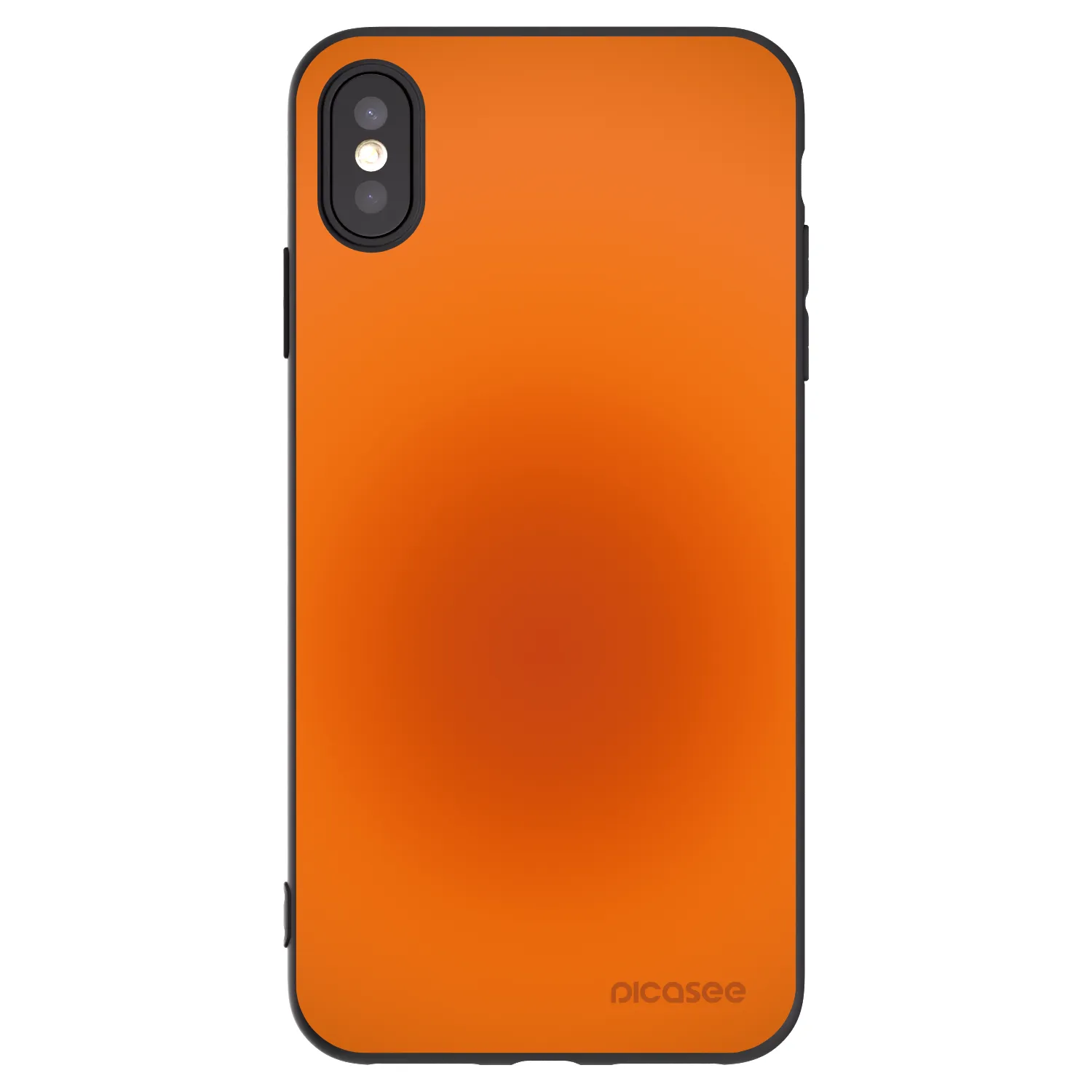 Picasee silikonový černý obal pro Apple iPhone XS Max - Heat Core
