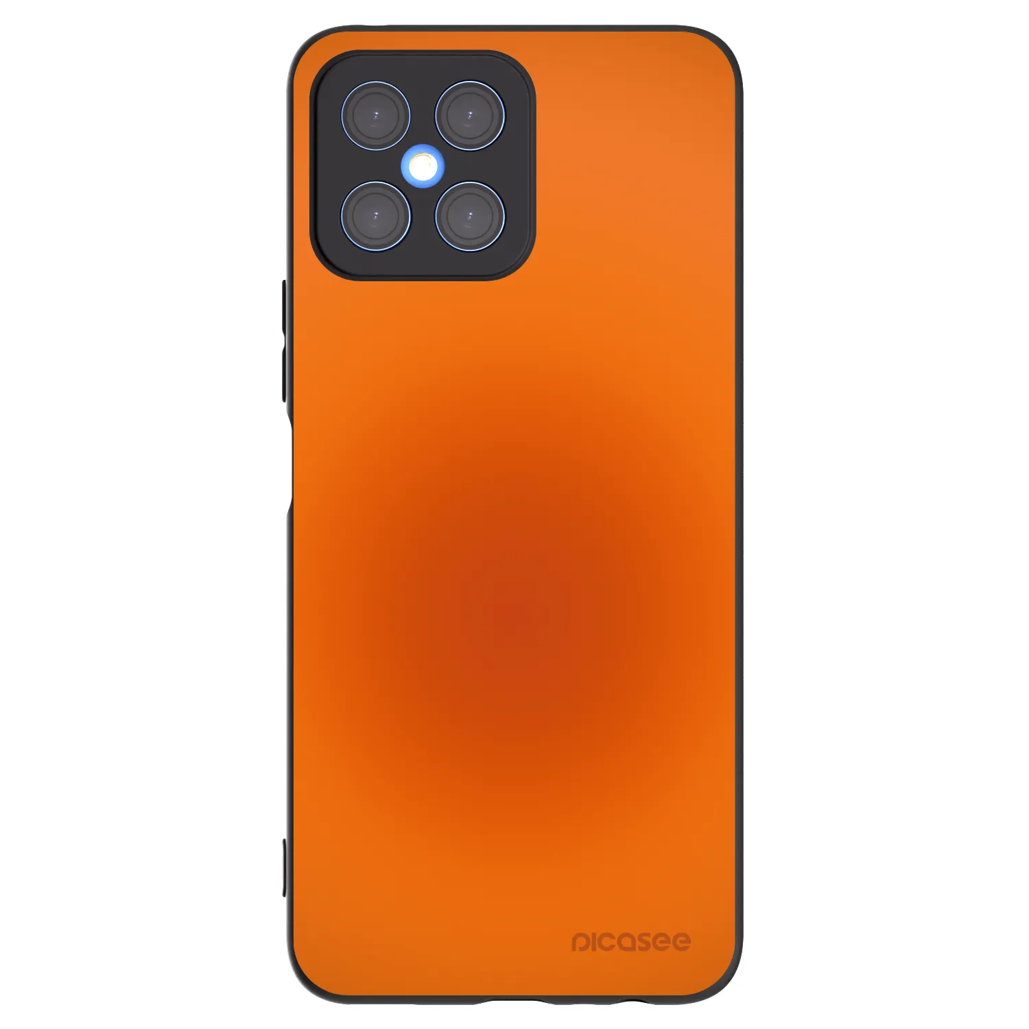 Picasee silikonový černý obal pro Honor X8 4G - Heat Core