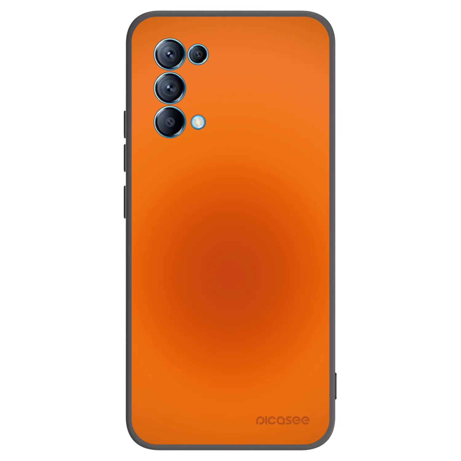 Picasee silikonový černý obal pro OPPO Reno 5 5G - Heat Core