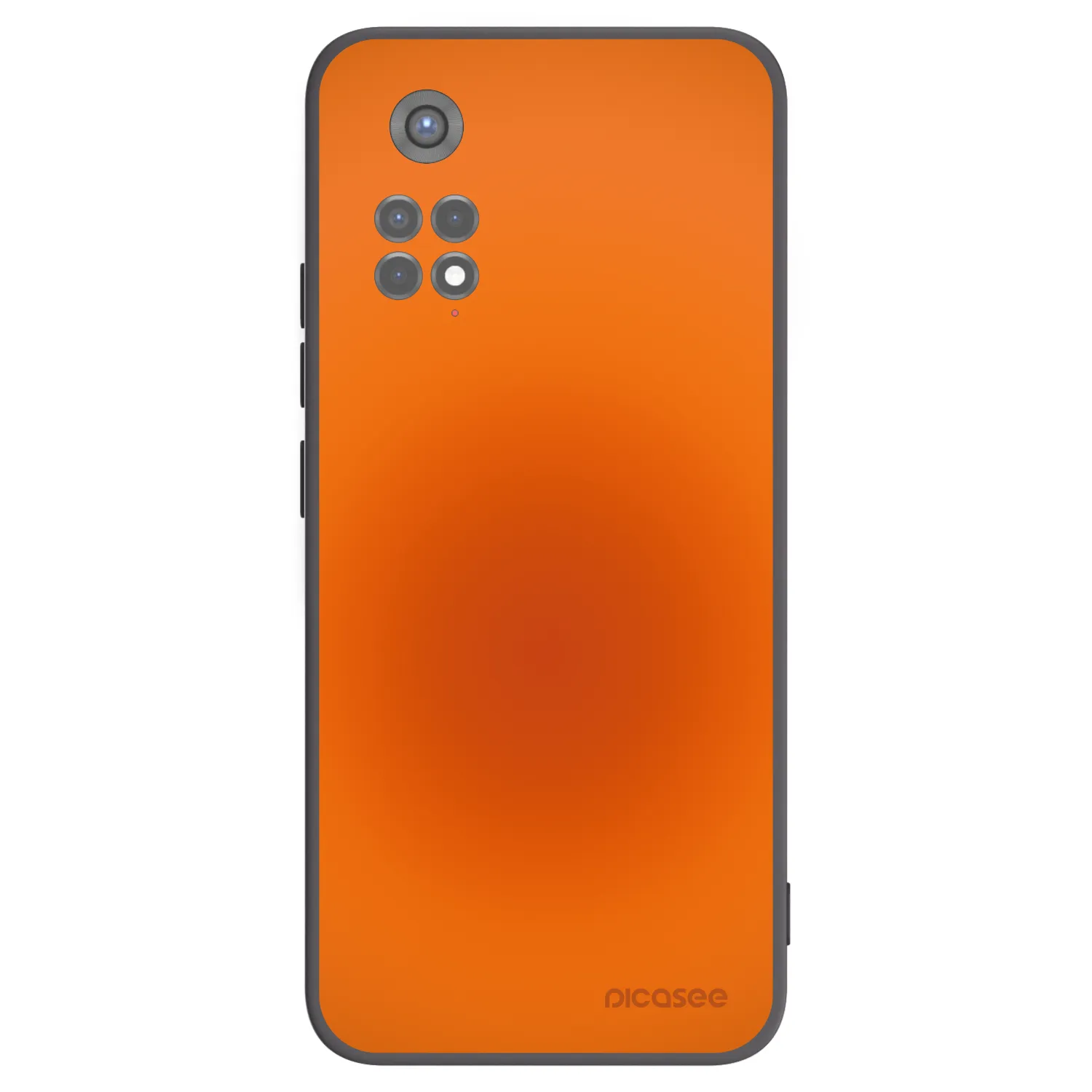 Picasee silikonový černý obal pro Xiaomi Redmi Note 11S 5G - Heat Core