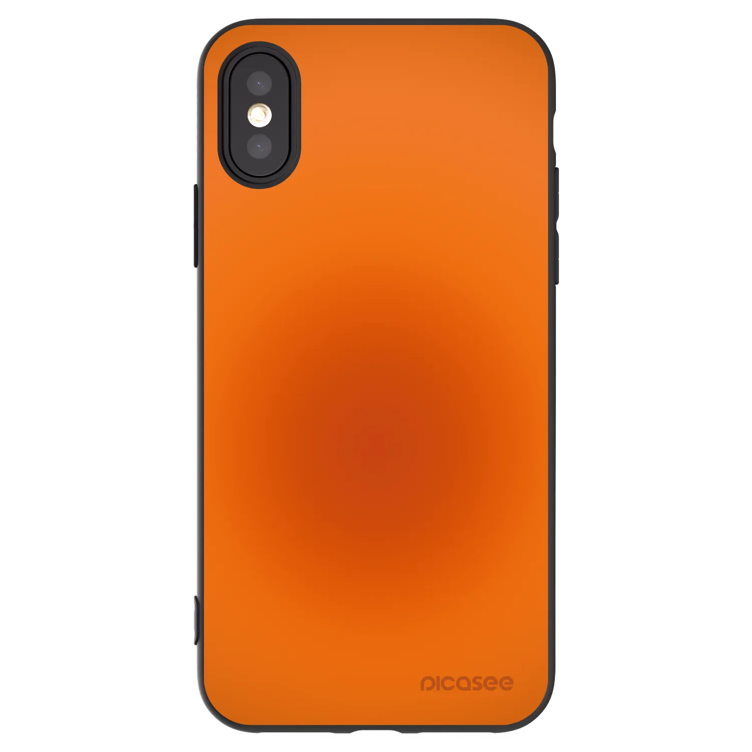 Picasee silikonový černý obal pro Apple iPhone X/XS - Heat Core