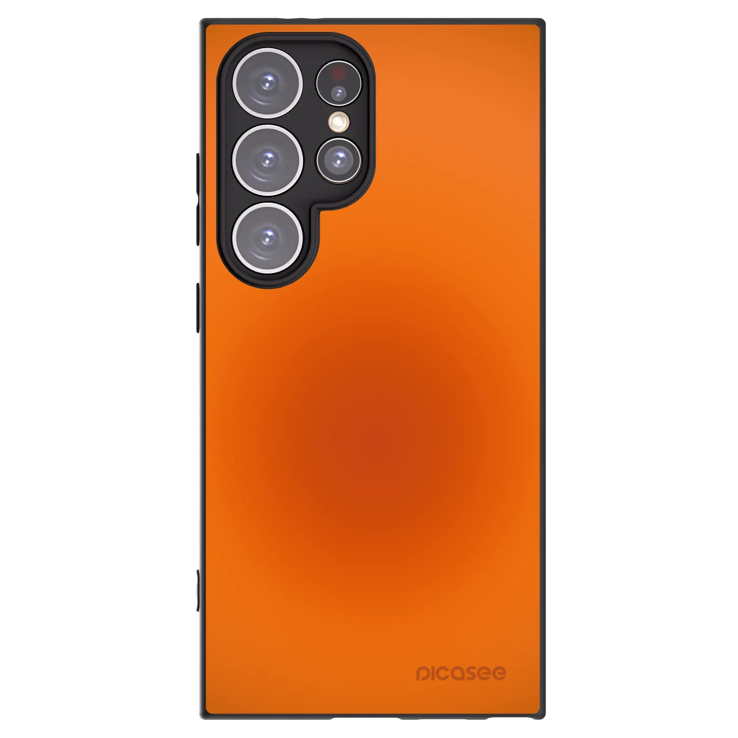Picasee silikonový černý obal pro Samsung Galaxy S24 Ultra S928B 5G - Heat Core