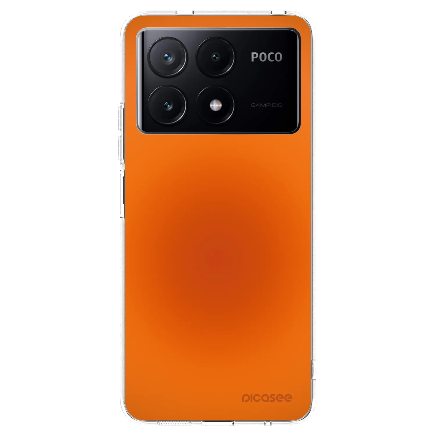 Picasee silikonový průhledný obal pro Xiaomi Poco X6 Pro - Heat Core