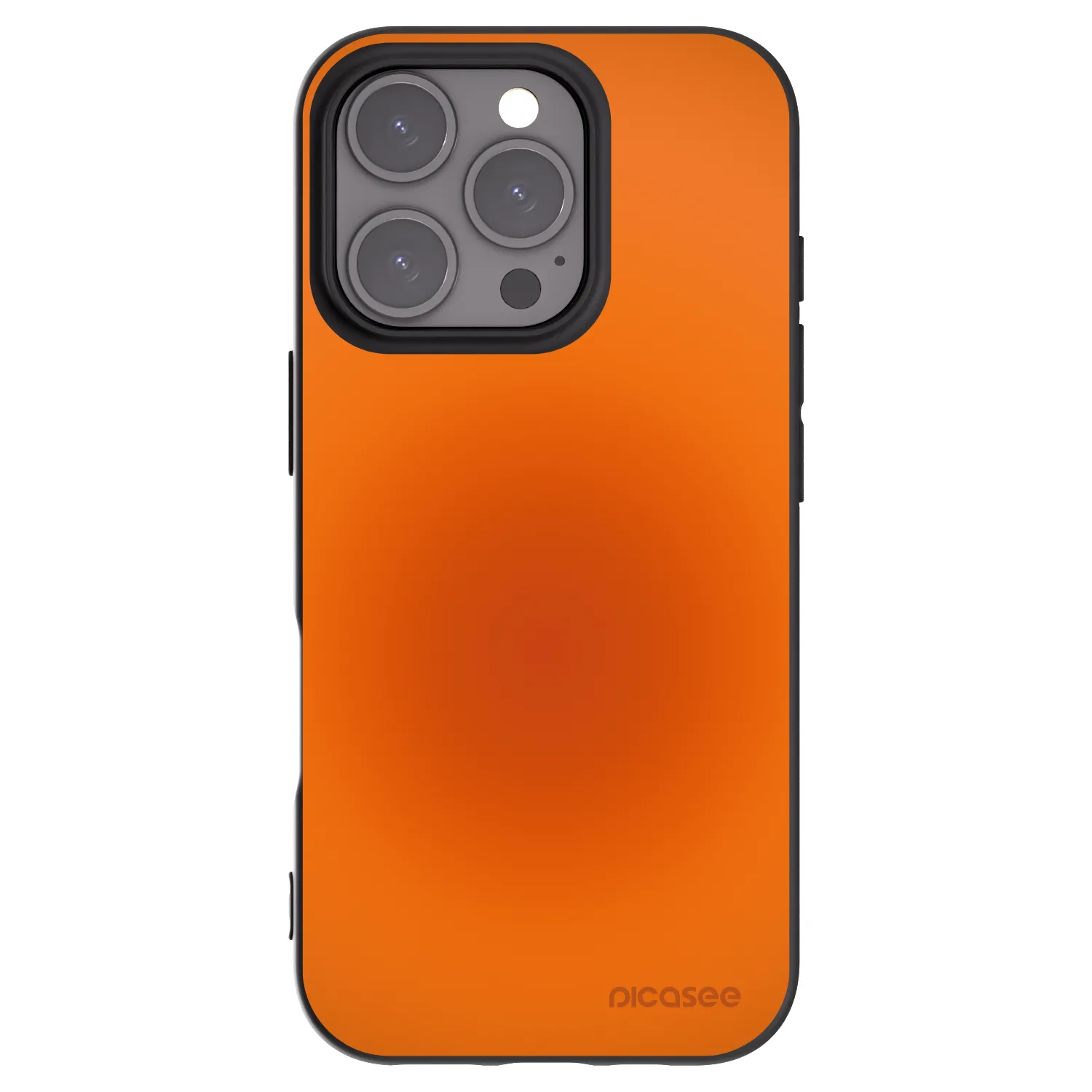 Picasee silikonový černý obal pro Apple iPhone 16 Pro - Heat Core