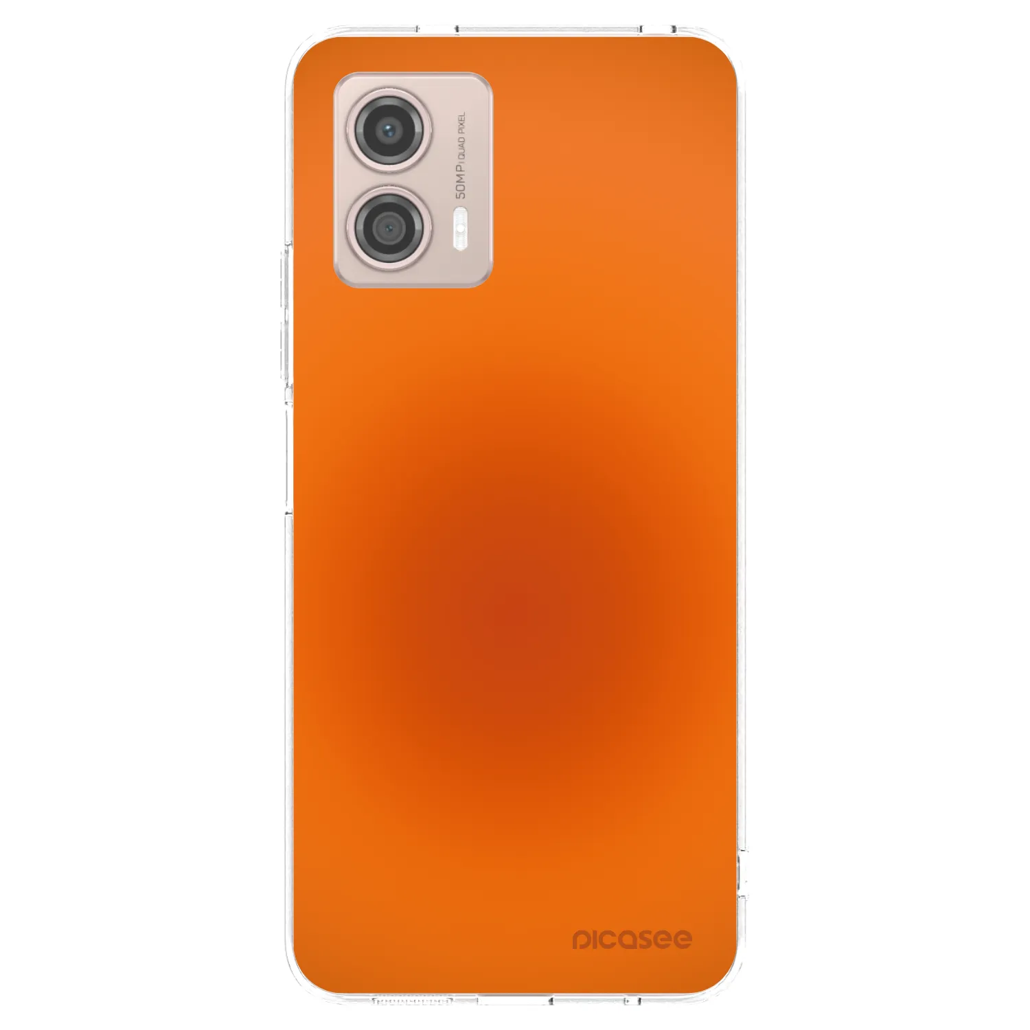 Picasee silikonový průhledný obal pro Motorola Moto G53 5G - Heat Core