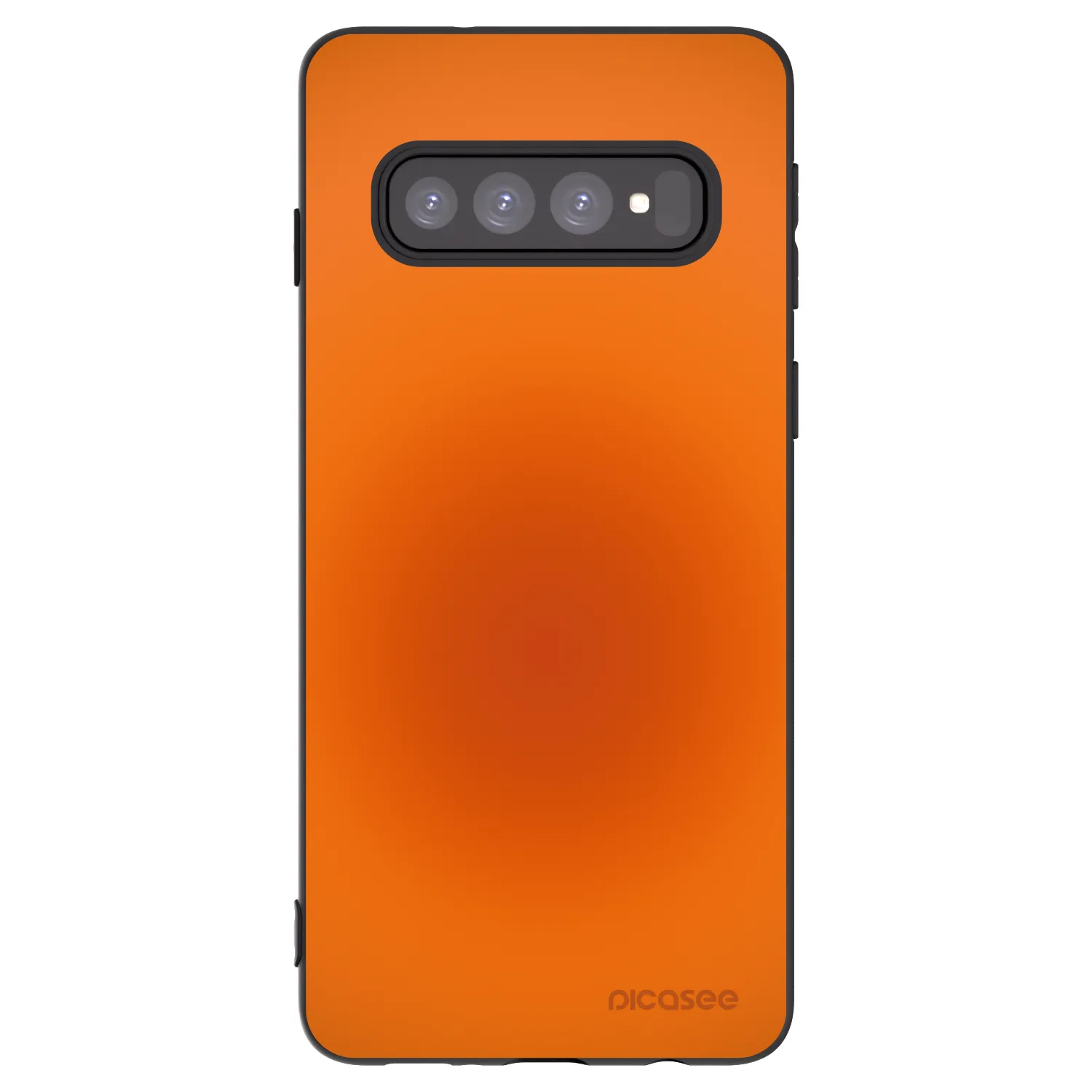Picasee silikonový černý obal pro Samsung Galaxy S10 G973 - Heat Core