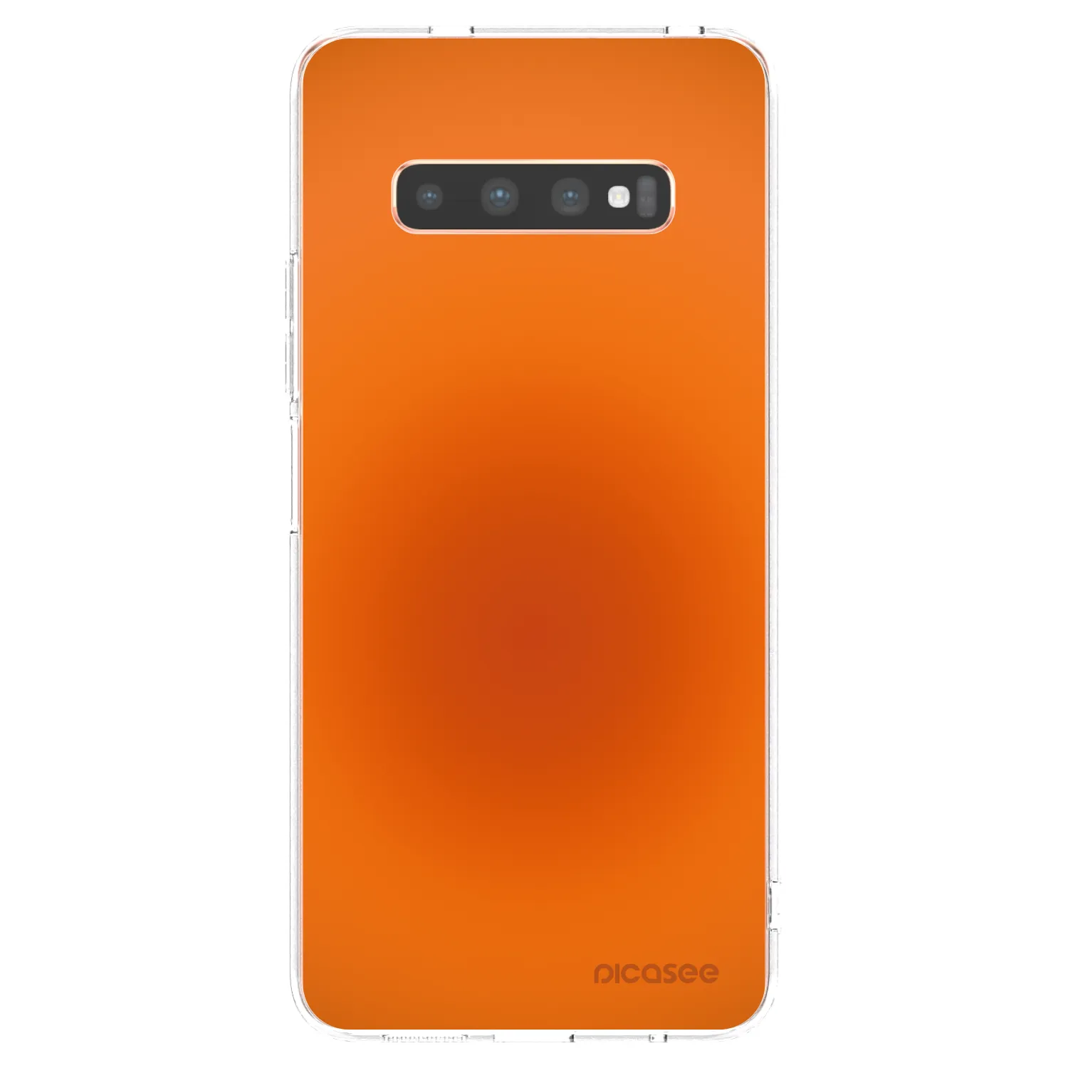 Picasee silikonový průhledný obal pro Samsung Galaxy S10 Plus G975 - Heat Core