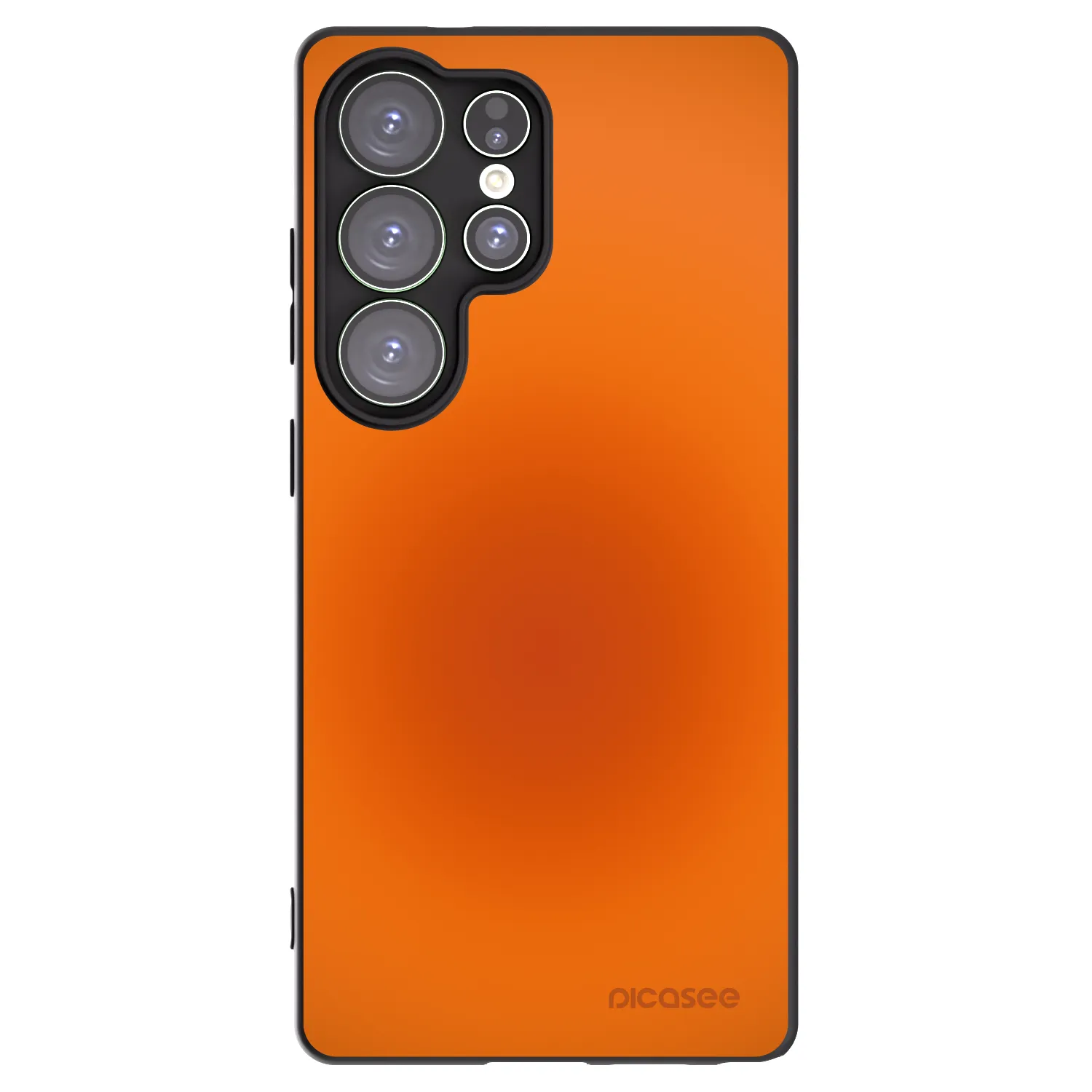 Picasee silikonový černý obal pro Samsung Galaxy S25 Ultra 5G - Heat Core