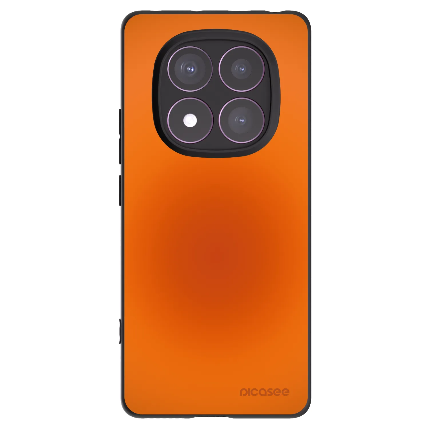 Picasee silikonový černý obal pro Xiaomi Redmi Note 14 Pro 4G - Heat Core