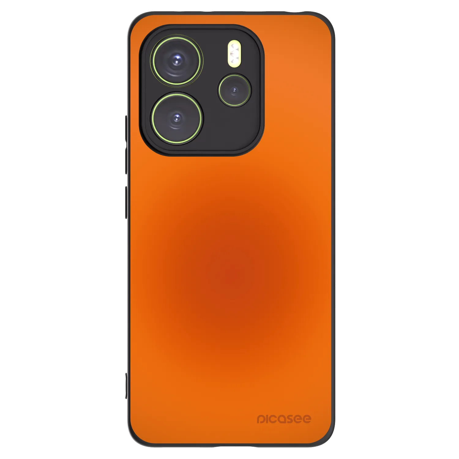 Picasee silikonový černý obal pro Xiaomi Redmi Note 14 4G - Heat Core