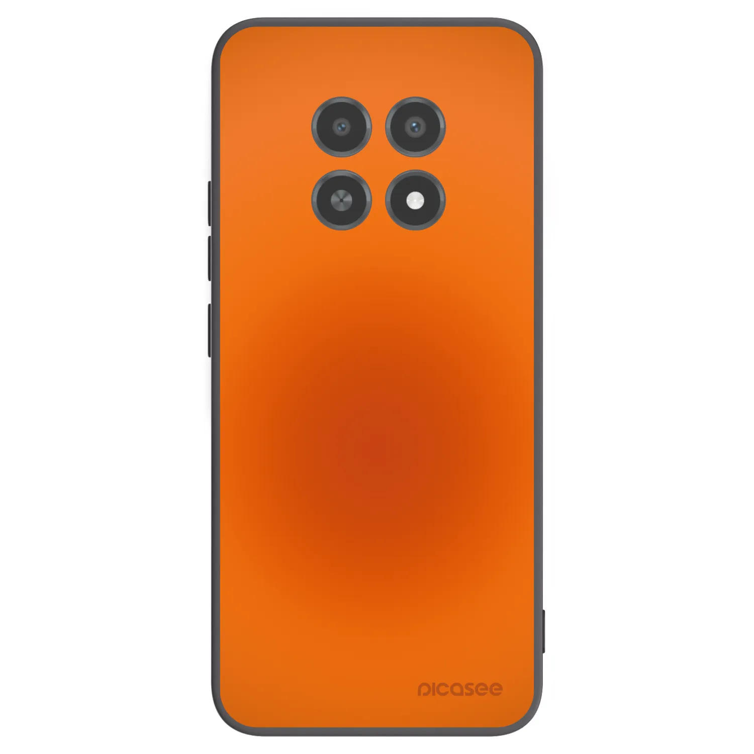 Picasee silikonový černý obal pro Realme 12X - Heat Core