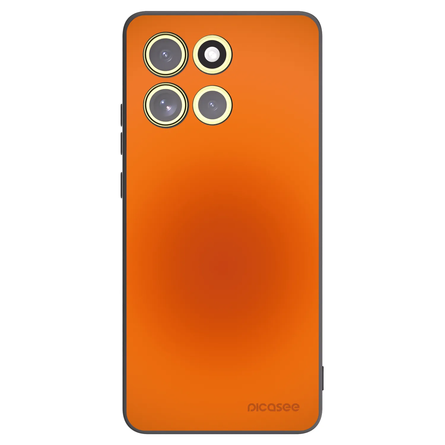 Picasee silikonový černý obal pro Motorola Moto G86 Power 5G - Heat Core