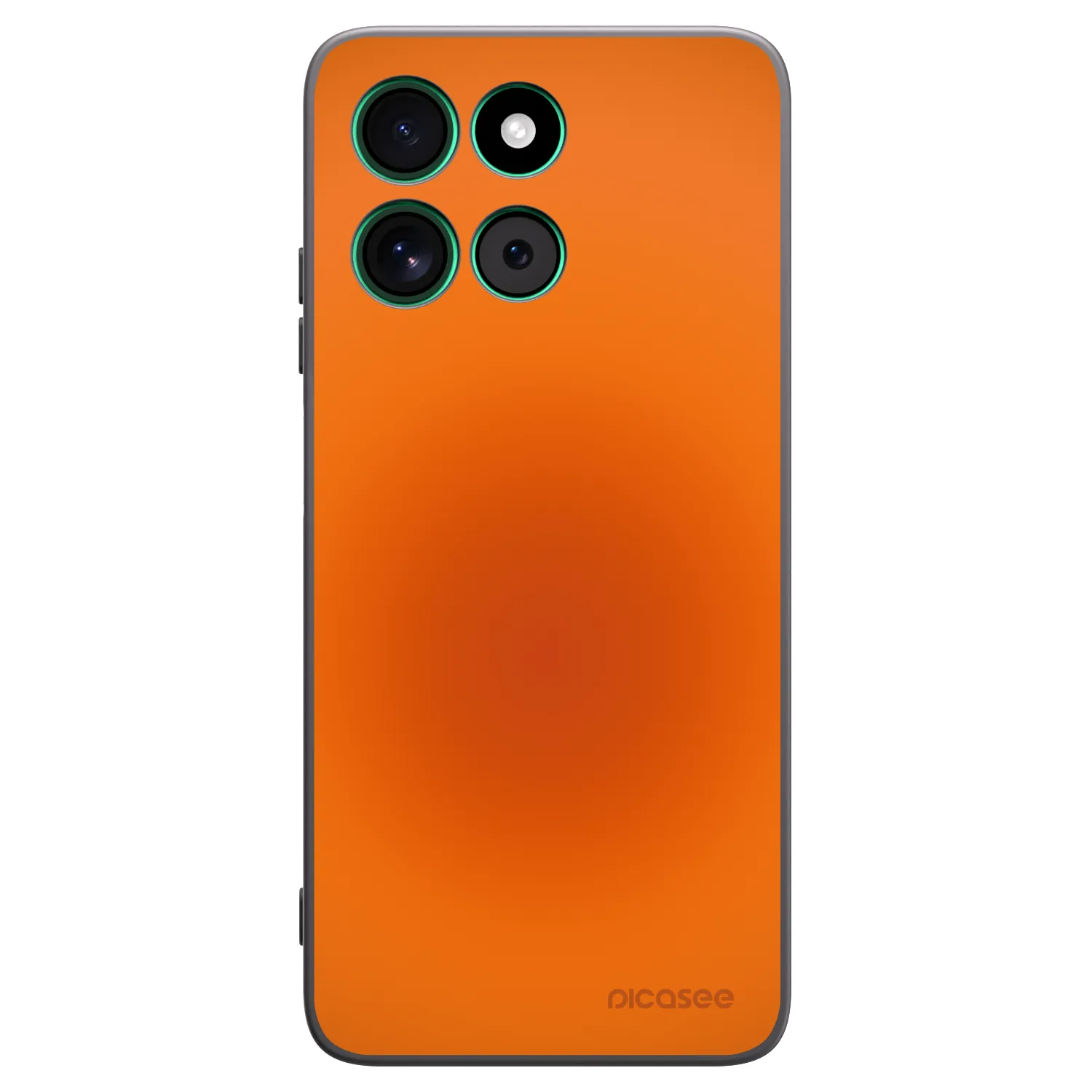 Picasee silikonový černý obal pro Motorola Moto G57 Power - Heat Core