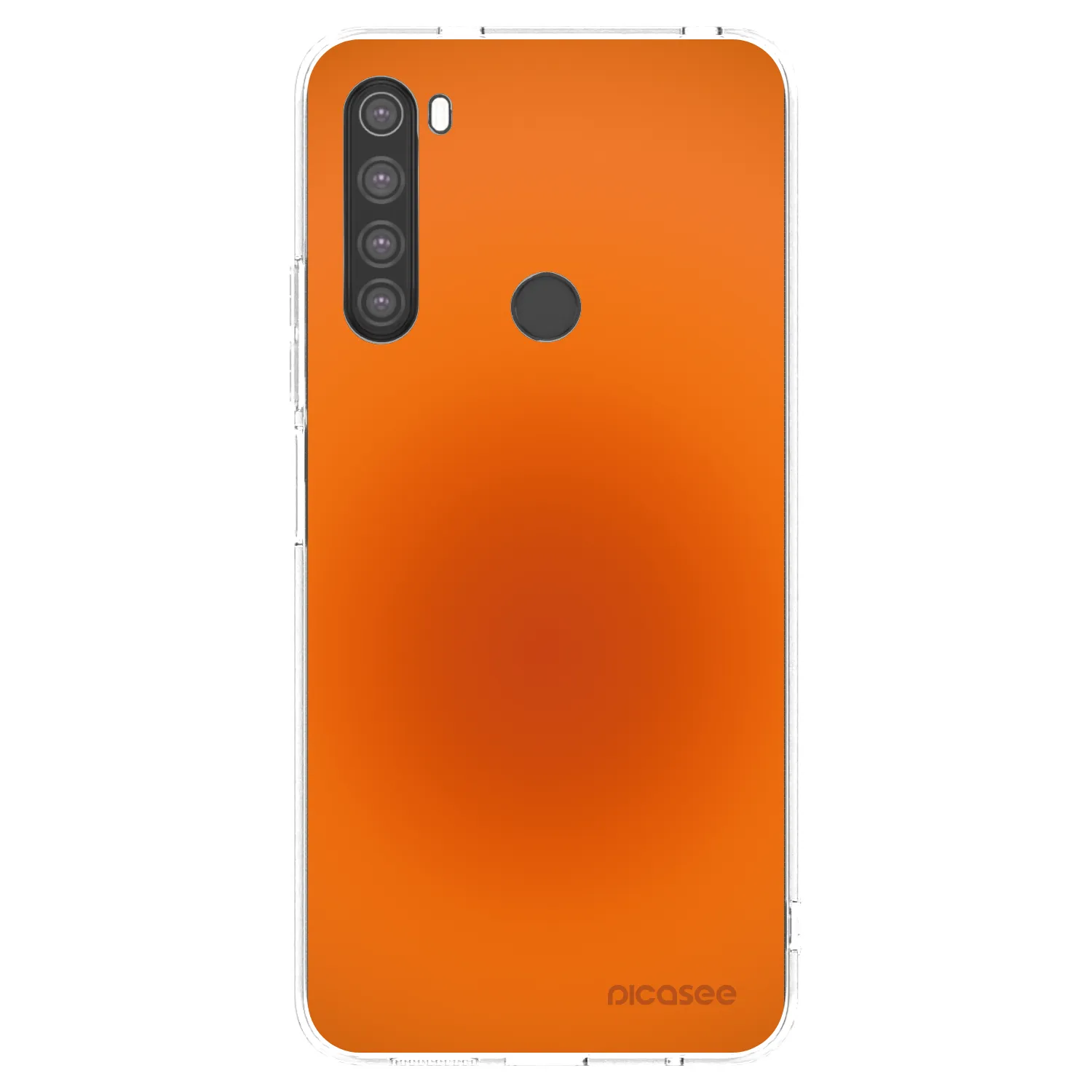 Picasee silikonový průhledný obal pro Xiaomi Redmi Note 8 - Heat Core