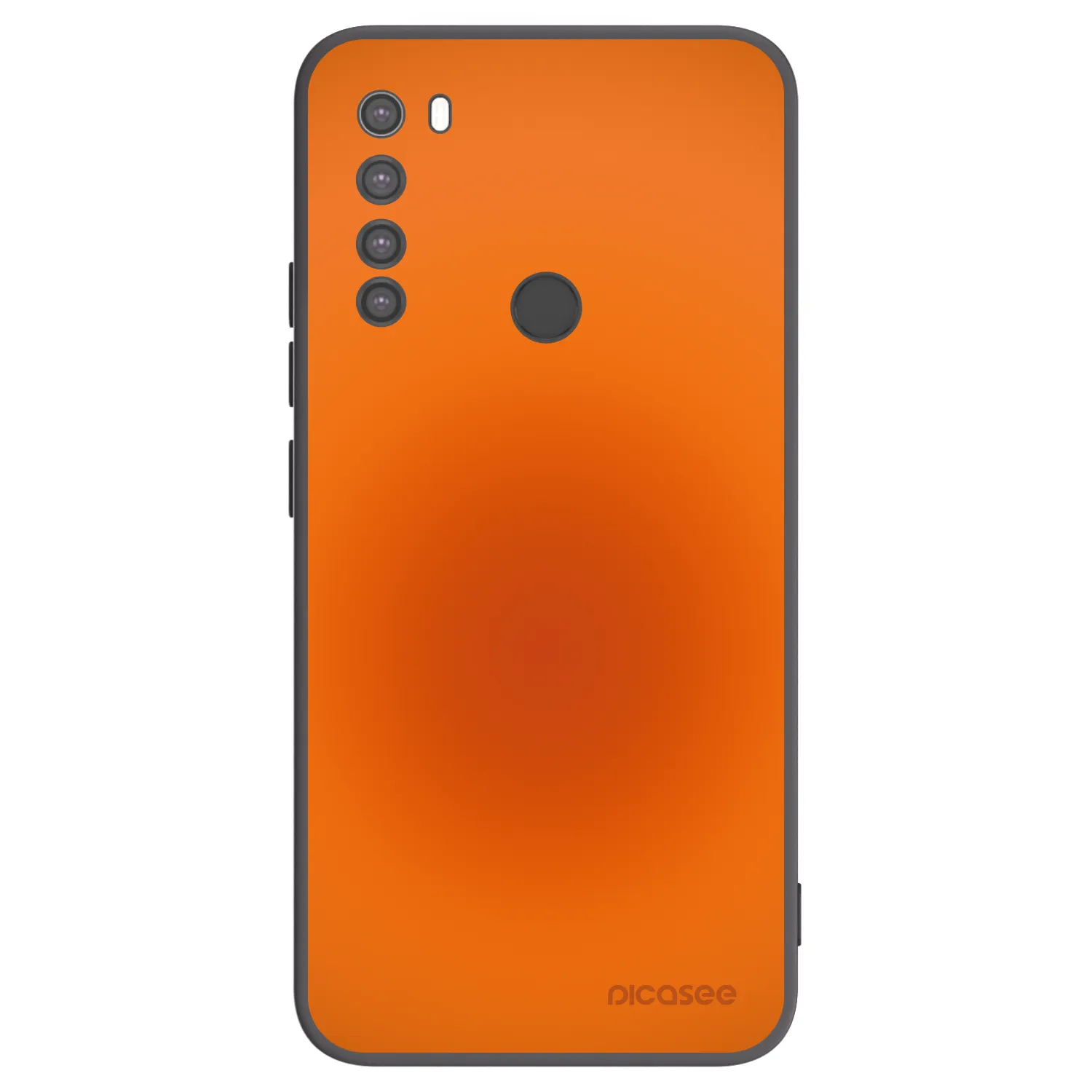 Picasee silikonový černý obal pro Xiaomi Redmi Note 8 - Heat Core