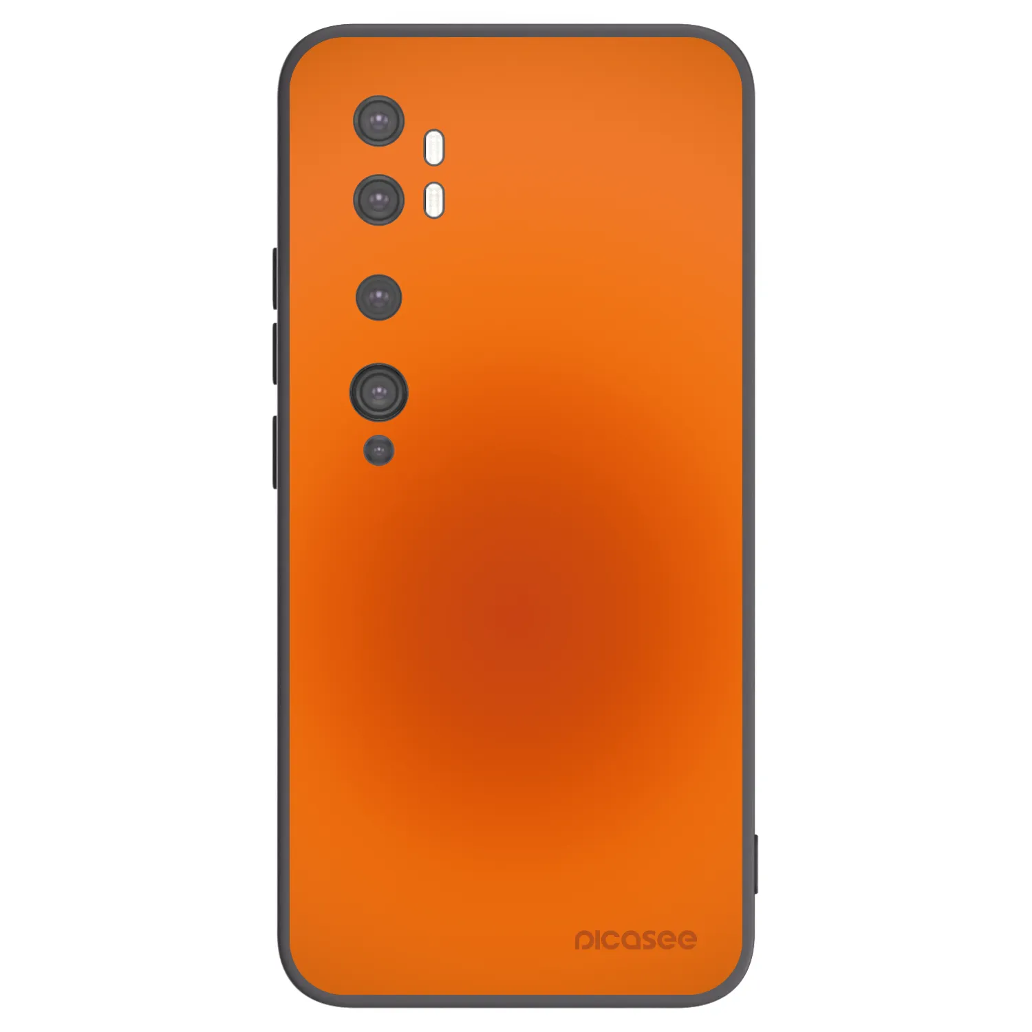 Picasee silikonový černý obal pro Xiaomi Mi Note 10 (Pro) - Heat Core