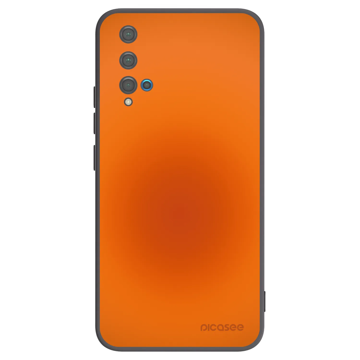 Picasee silikonový černý obal pro Huawei Nova 5T - Heat Core
