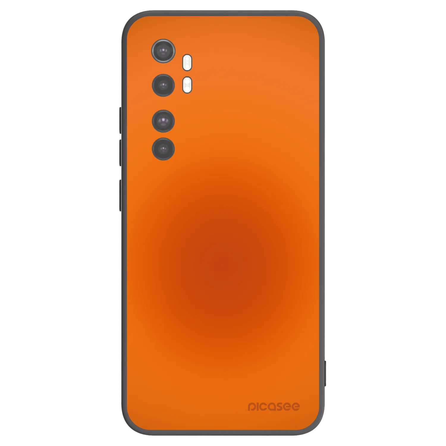 Picasee silikonový černý obal pro Xiaomi Mi Note 10 Lite - Heat Core