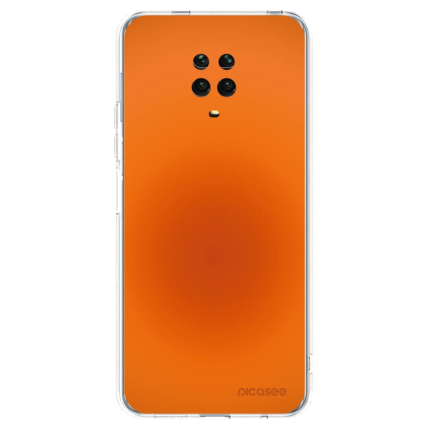 Picasee silikonový průhledný obal pro Xiaomi Redmi Note 9S - Heat Core