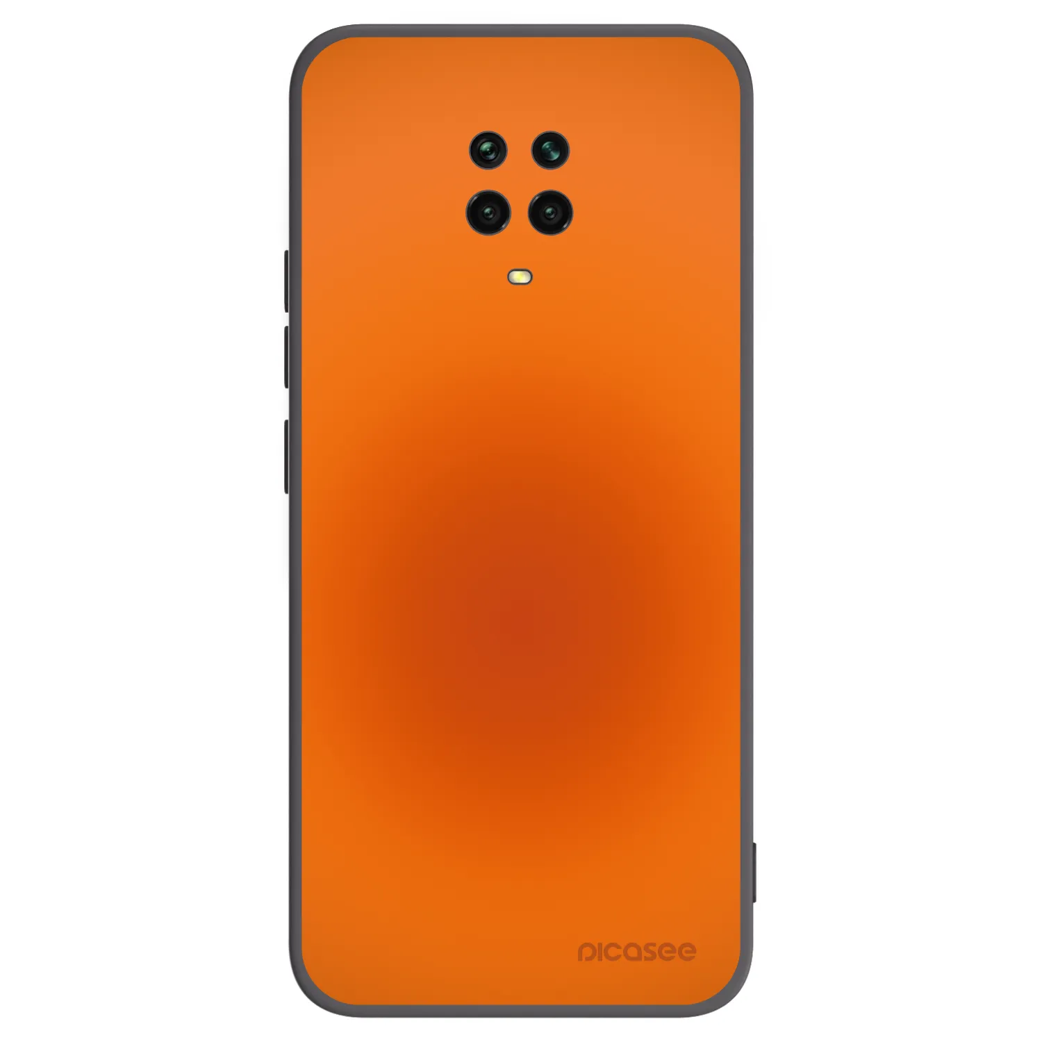 Picasee silikonový černý obal pro Xiaomi Redmi Note 9S - Heat Core