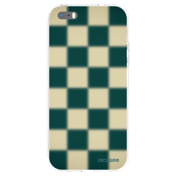 Picasee silikonový průhledný obal pro Apple iPhone 5/5S/SE - Shadow Chess