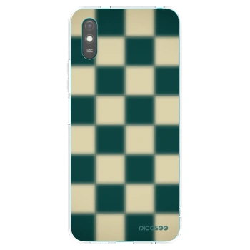 Picasee silikonový průhledný obal pro Xiaomi Redmi 9A - Shadow Chess