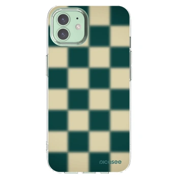 Picasee silikonový průhledný obal pro Apple iPhone 12 Pro - Shadow Chess