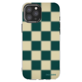 Picasee silikonový průhledný obal pro Apple iPhone 12 Pro Max - Shadow Chess