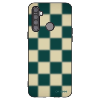 Picasee silikonový černý obal pro Realme 5 - Shadow Chess