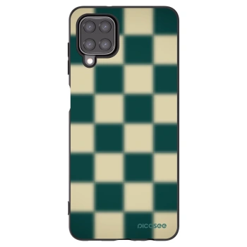 Picasee silikonový černý obal pro Samsung Galaxy A12 A125F - Shadow Chess