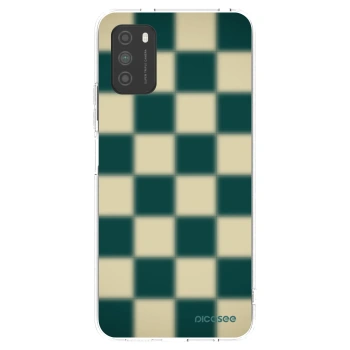 Picasee silikonový průhledný obal pro Xiaomi Poco M3 - Shadow Chess