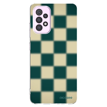 Picasee silikonový průhledný obal pro Samsung Galaxy A32 5G A326B - Shadow Chess