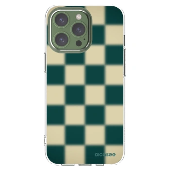 Picasee silikonový průhledný obal pro Apple iPhone 13 Pro - Shadow Chess