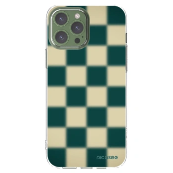 Picasee silikonový průhledný obal pro Apple iPhone 13 Pro Max - Shadow Chess