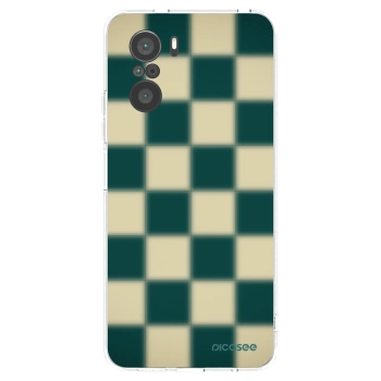 Picasee silikonový průhledný obal pro Xiaomi Poco F3 - Shadow Chess