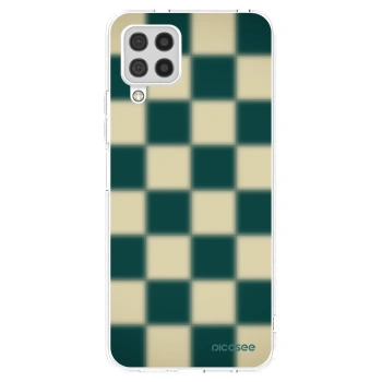 Picasee silikonový průhledný obal pro Samsung Galaxy A22 A225F 4G - Shadow Chess