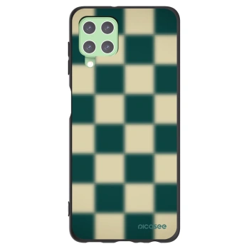 Picasee silikonový černý obal pro Samsung Galaxy A22 A225F 4G - Shadow Chess