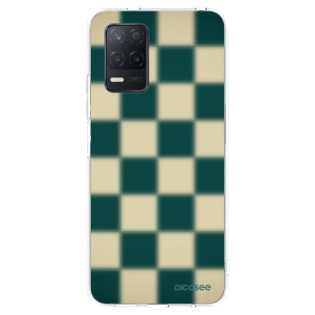 Picasee silikonový průhledný obal pro Realme 8 5G - Shadow Chess