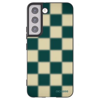 Picasee silikonový černý obal pro Samsung Galaxy S22 5G - Shadow Chess