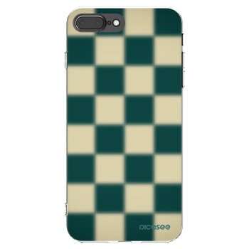 Picasee silikonový průhledný obal pro Apple iPhone 7 Plus - Shadow Chess