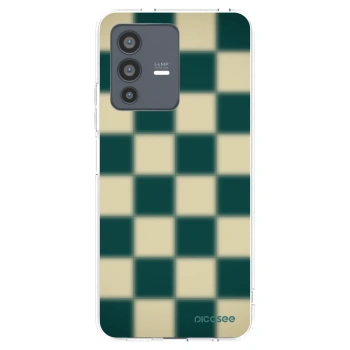 Picasee silikonový průhledný obal pro Vivo V23 5G - Shadow Chess