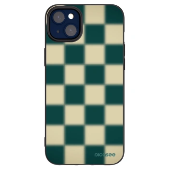 Picasee silikonový černý obal pro Apple iPhone 14 Plus - Shadow Chess