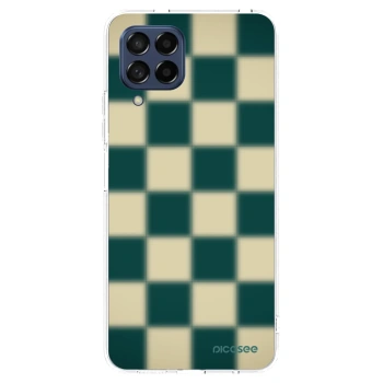 Picasee silikonový průhledný obal pro Samsung Galaxy M53 5G - Shadow Chess
