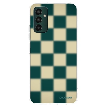 Picasee silikonový průhledný obal pro Samsung Galaxy M13 M135F - Shadow Chess