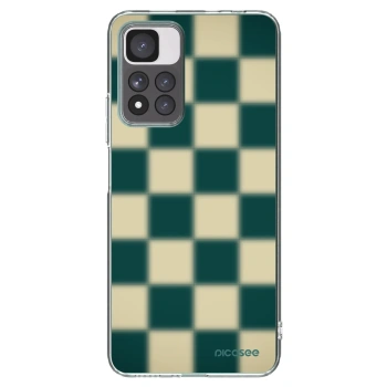 Picasee silikonový průhledný obal pro Xiaomi Redmi Note 11 Pro+ 5G - Shadow Chess