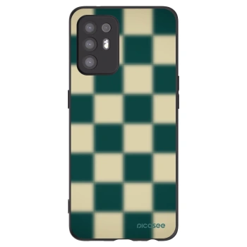 Picasee silikonový černý obal pro OPPO A94 5G - Shadow Chess