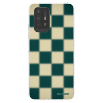 Picasee silikonový průhledný obal pro OPPO A94 5G - Shadow Chess