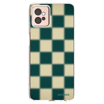 Picasee silikonový průhledný obal pro Motorola Moto G32 - Shadow Chess