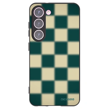 Picasee silikonový černý obal pro Samsung Galaxy S23 5G - Shadow Chess